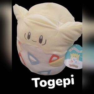 NWT NEW Squishmallow Pokemon Center Exclusive 12" Togepi